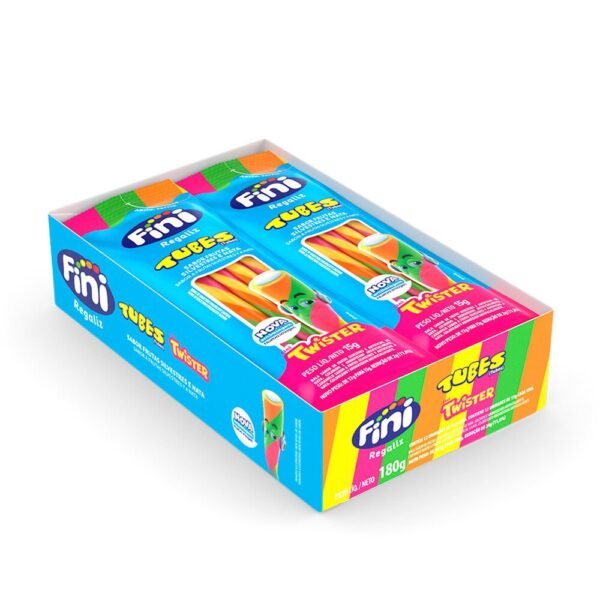 Tubes Twister com 12 unidades de 15g cada - Fini